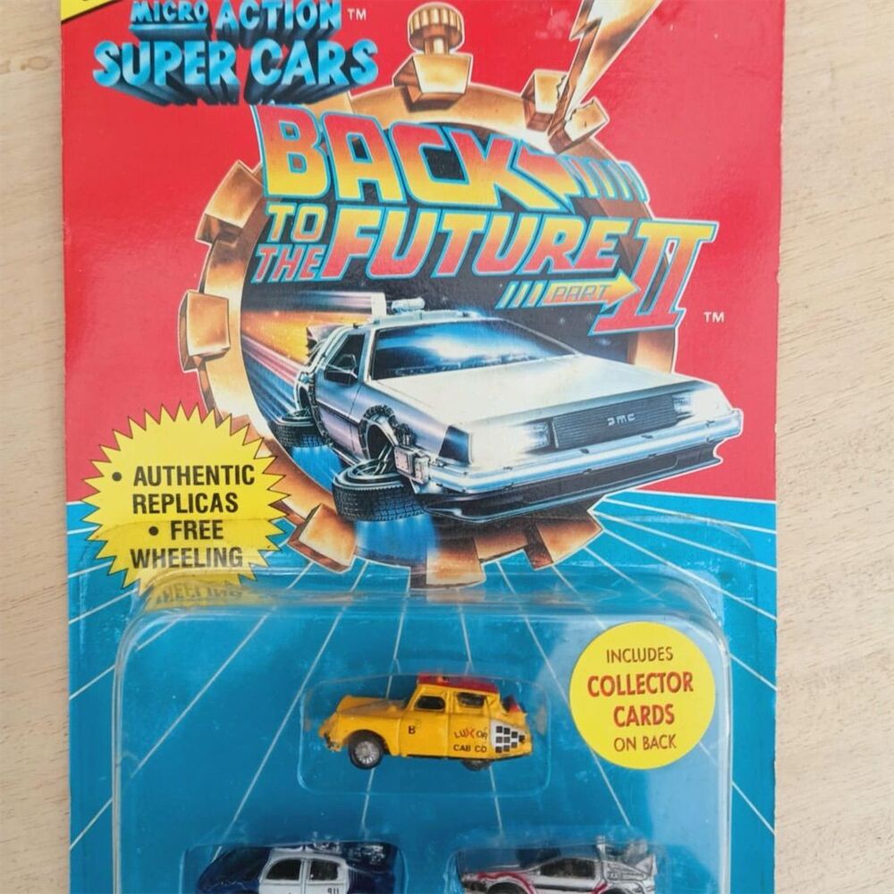 Back to the Future Part II Micro Action Super Cars Set Funrise 1989